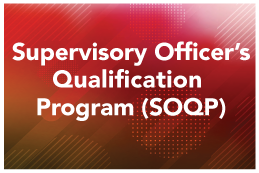 Supervisory Officer's Qualification Program (SOQP)