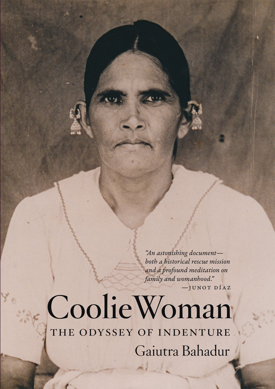 Book cover with black and white portrait of a woman