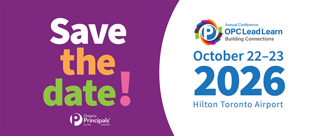 Save the Date – Annual Conference OPCLeadLearn Building Connections, October 22–23, 2026 Save the Date – Annual Conference OPCLeadLearn Building Connections, October 22–23, 2026