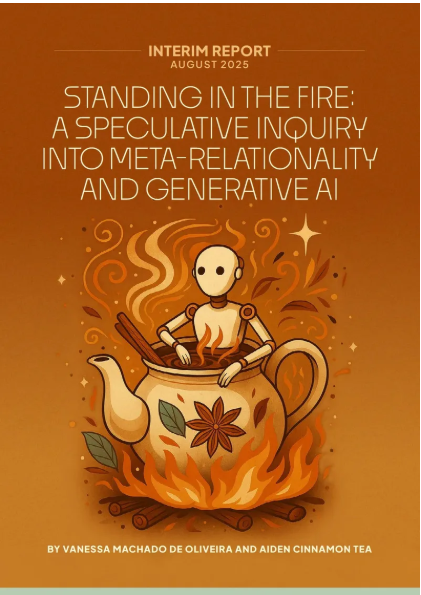 Cover image of the interim report titled Standing in the Fire