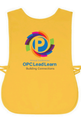 Image of yellow OPCLeadLearn conference apron