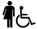 Icon referring to washrooms