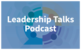 Leadership Talks Podcast and Logo