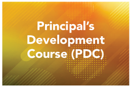 Principal's Development Course (PDC)