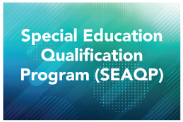 Special Education Qualification Program (SEAQP)