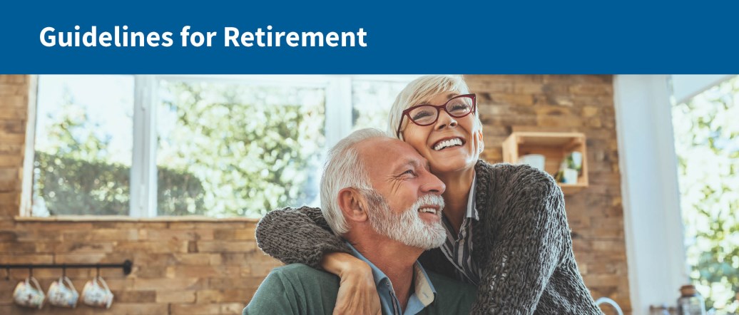 Couple celebrating retirement