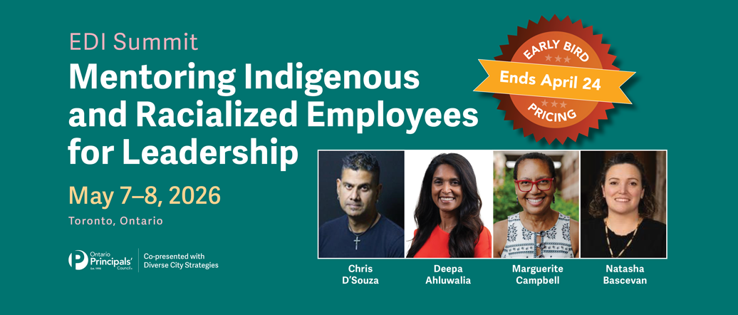 May 7–8, 2026 – Mentoring Indigenous and Racialized Employees for Leadership