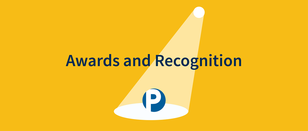 Awards and Recognition spotlight with OPC logo graphic